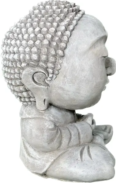 Product image 8 of the product “Nima - Sitting monk with big head, 22 cm H | cast stone ”